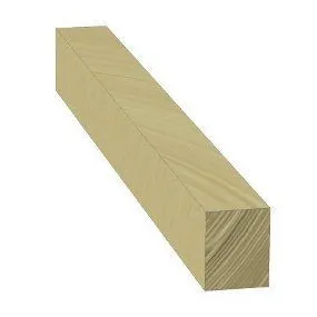 Chevron 100x80 mm en pin traité autoclave Classe 4 - Longueur 3,50 m