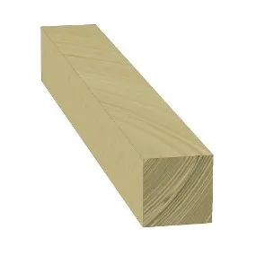 Poteau bois autoclave extérieur 12x12 cm Longueur 1,50 m en pin traité Classe 4