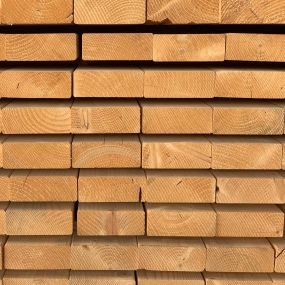 Bois d'ossature en sapin/épicéa traité Classe 2 - 145x45 mm - Long. 5,10 m