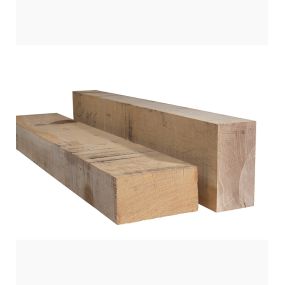 Traverse paysagère en chêne blanc - 200x50 mm - Long. 2,50 m