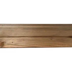 Lame clôture Scala Cl.3 marron - 1 face Faux claire-voie - L. 1,95 m - 150x25 mm