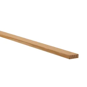 Tasseau en Pin des Landes raboté Sans Noeud 40x15 mm L. 2,00 m