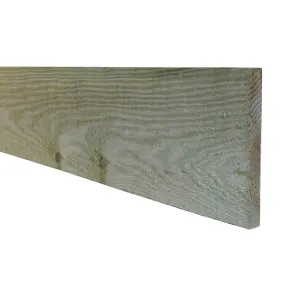 Volige bois2400x250x18 mm en pin traité classe 4 durable