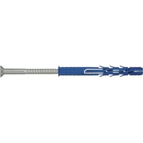 25 Chevilles à frapper 10x120 mm pour matériaux creux - Nylon tête fraisée - RAWL