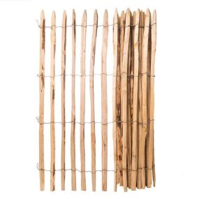 Ganivelle châtaignier fendu H. 1,20 m Long. 10 ml - Écartement 4/5 cm