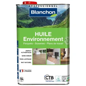 Huile Environnement Parquet & Bois intérieur - Ultra Mat  - 5 Litres - BLANCHON