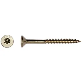 Vis A2 Inox Ø 5x80 mm Tête fraisée TX25 - Boîte de 200 vis