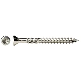 Vis terrasse petite tête fraisée A2 inox Ø5X60 mm + Embout Tx25 - Bte 400 vis