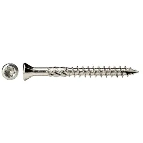 Vis terrasse petite tête fraisée A2 inox Ø5x70 mm + Embout Tx25 - Bte 200 vis