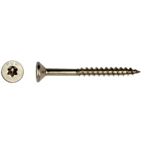 Vis inox A4 Ø 5x60 mm Tête fraisée Filetage partiel Tx25 - Boîte de 200
