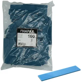 100 Cales plates Ép. 2 mm pour lambourdes - HAPAX