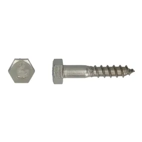Tirefond acier inox A2 Ø8x120 mm DIN 571 Pgb-fasteners - 50 pièces