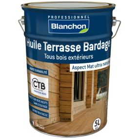 Huile Terrasse Bardage - Teinte Bois Naturel 5L - BLANCHON