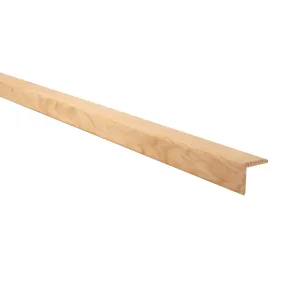 Baguette d'angle bords arrondis en pin des Landes 15x15 mm Long. 2,40 m