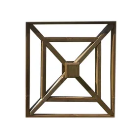 Croix de Saint André 80x80 cm en pin traité Classe 4
