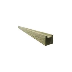Lisse de clôture basse 70x45 mm Long. 2,40m en pin traité Classe 4